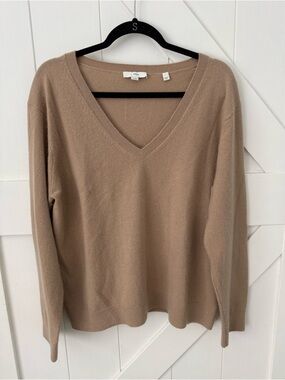 Vince Cashmere Weekend V-Neck Sweater
